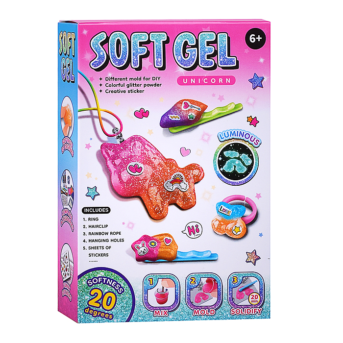 Набор творческая мастерская JX325 "Гелевые фигурки" в коробке