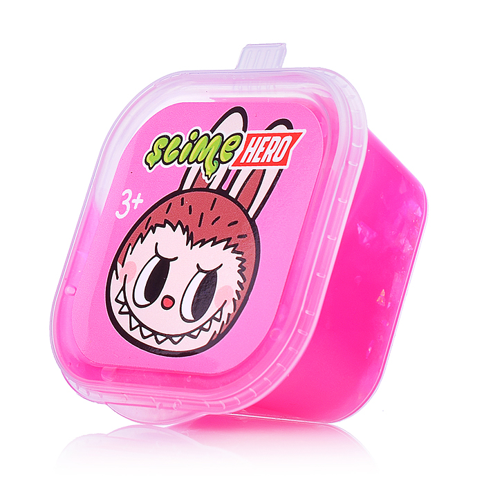 Игрушка для детей старше трех лет модели слайм "Hero" хит розовый
