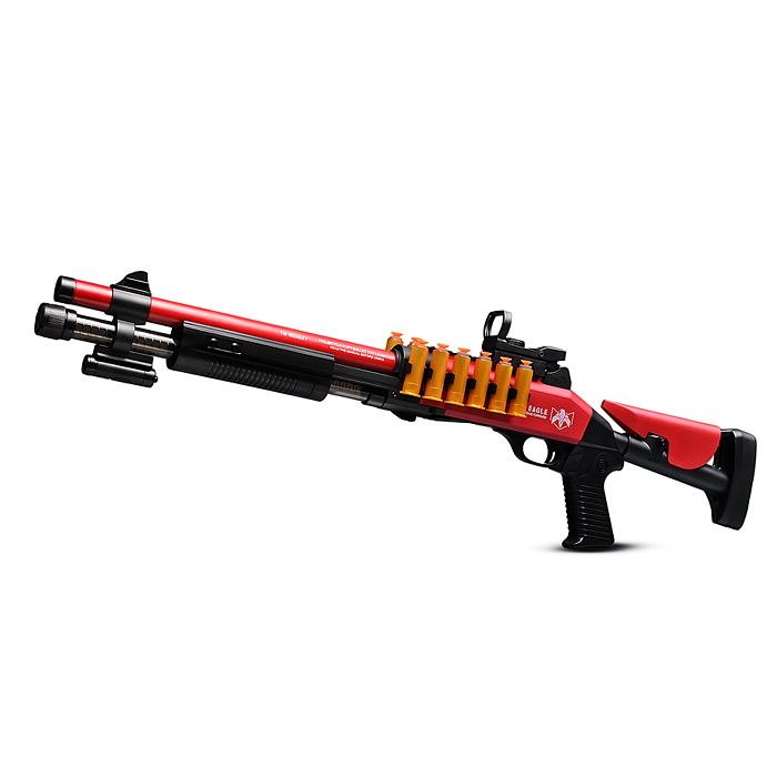 Автомат KB1212 "Убойная сила" цвет чёрно-красный, в коробке