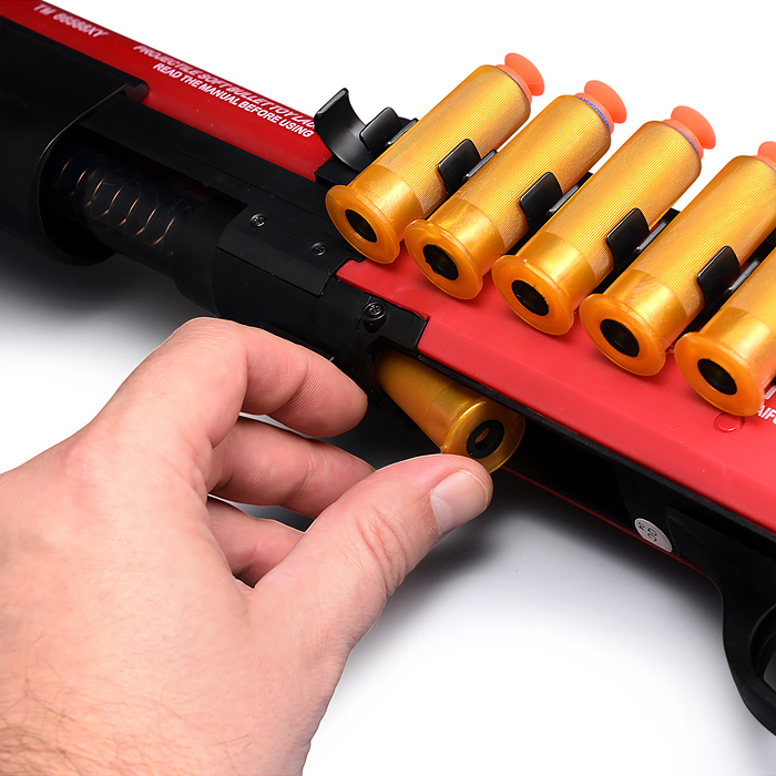 Автомат KB1212 "Убойная сила" цвет чёрно-красный, в коробке