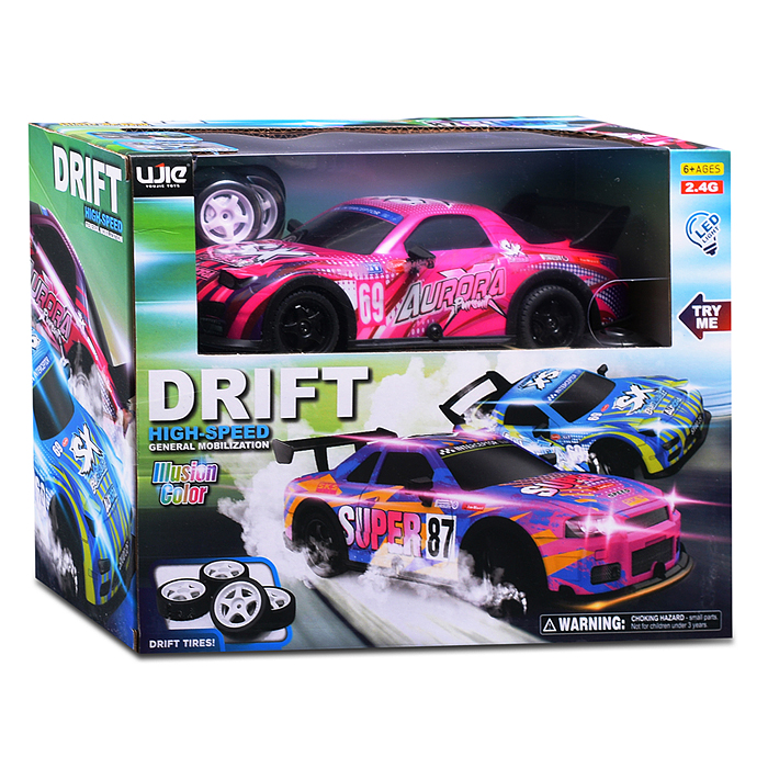 Фото к товару Машина UJ99-PY228 "Дрифтующий гонщик" р/у, 27 MHz, в коробке Машина UJ99-PY228 "Дрифтующий гонщик" р/у, 27 MHz, в коробке