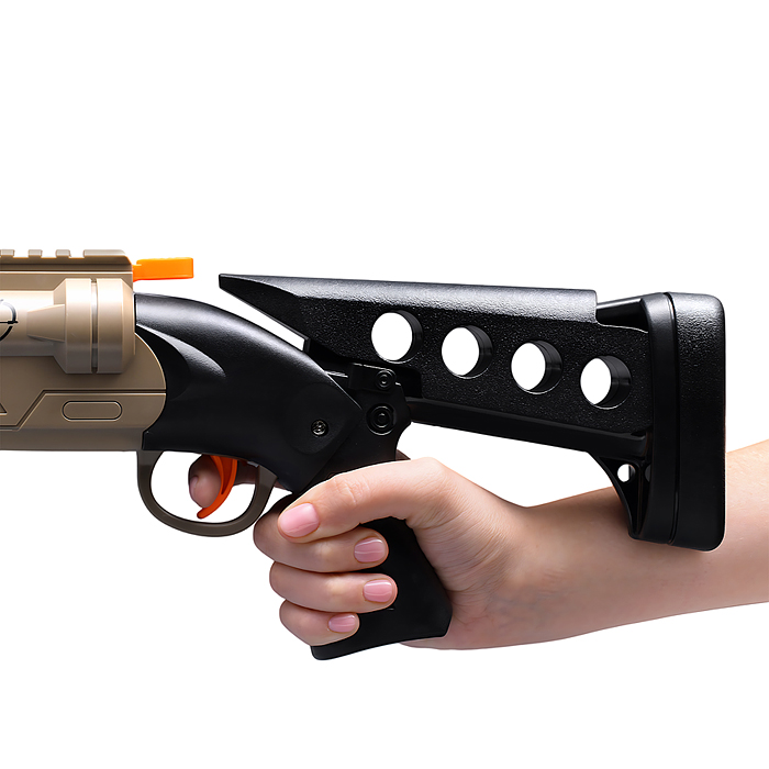 Фото к товару Бластер BT0071 "Крутая перестрелка" с мягкими пулями, в коробке Бластер BT0071 "Крутая перестрелка" с мягкими пулями, в коробке