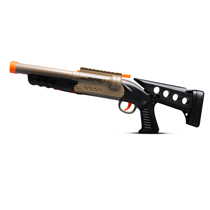 Фото к товару Бластер BT0071 "Крутая перестрелка" с мягкими пулями, в коробке Бластер BT0071 "Крутая перестрелка" с мягкими пулями, в коробке