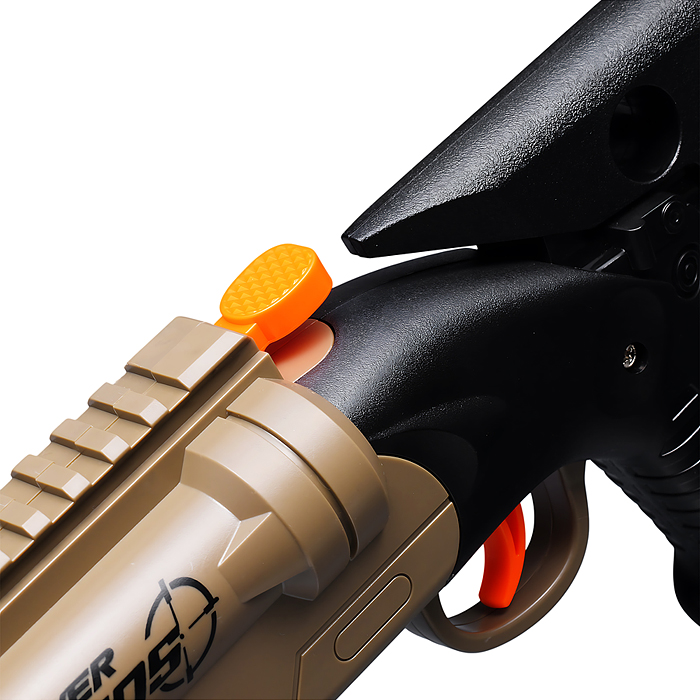 Фото к товару Бластер BT0071 "Крутая перестрелка" с мягкими пулями, в коробке Бластер BT0071 "Крутая перестрелка" с мягкими пулями, в коробке