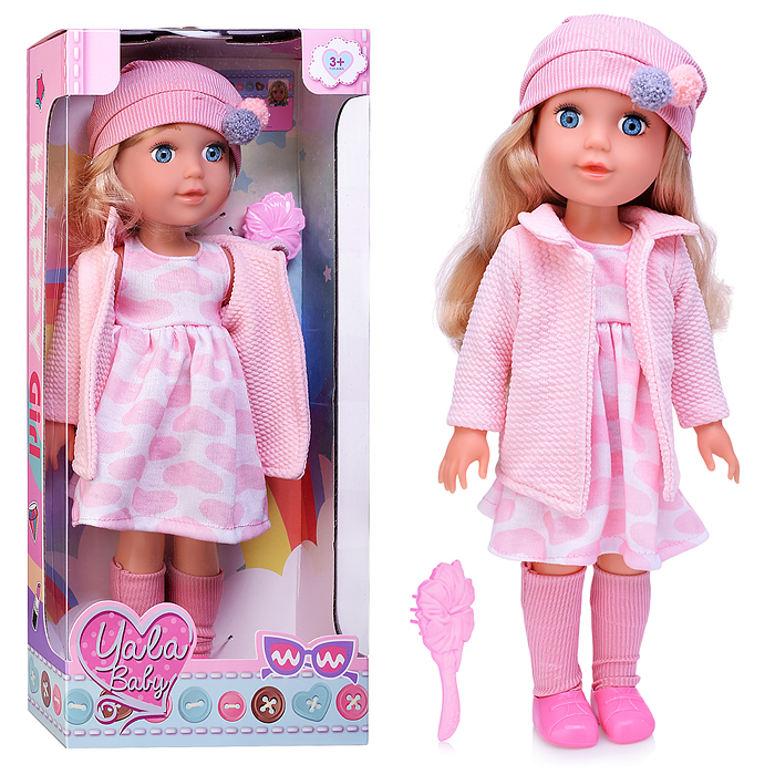 Кукла YL2435E-A "Ника" с аксессуарами, в коробке