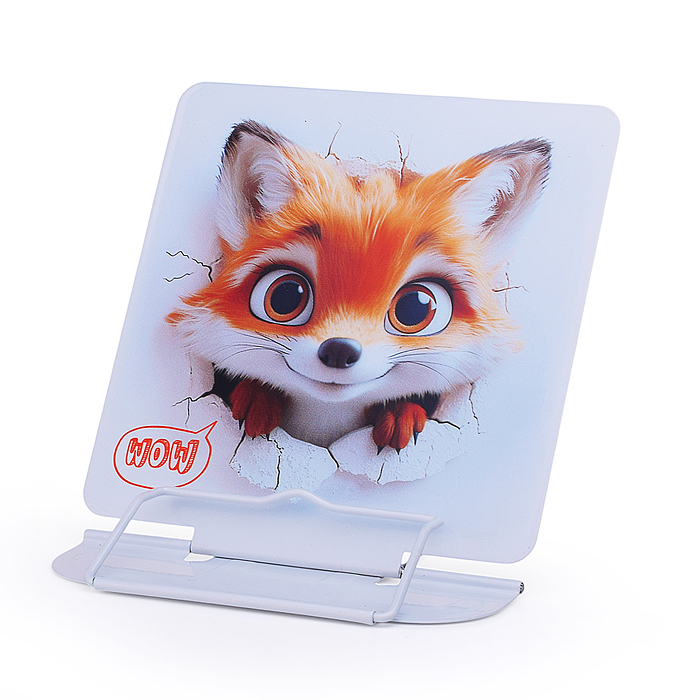 Подставка для книг "Лиса" 22.7*16.5см, металл, 1 дизайн, ОПП- упаковка Подставка для книг "Лиса" 22.7*16.5см, металл, 1 дизайн, ОПП- упаковка