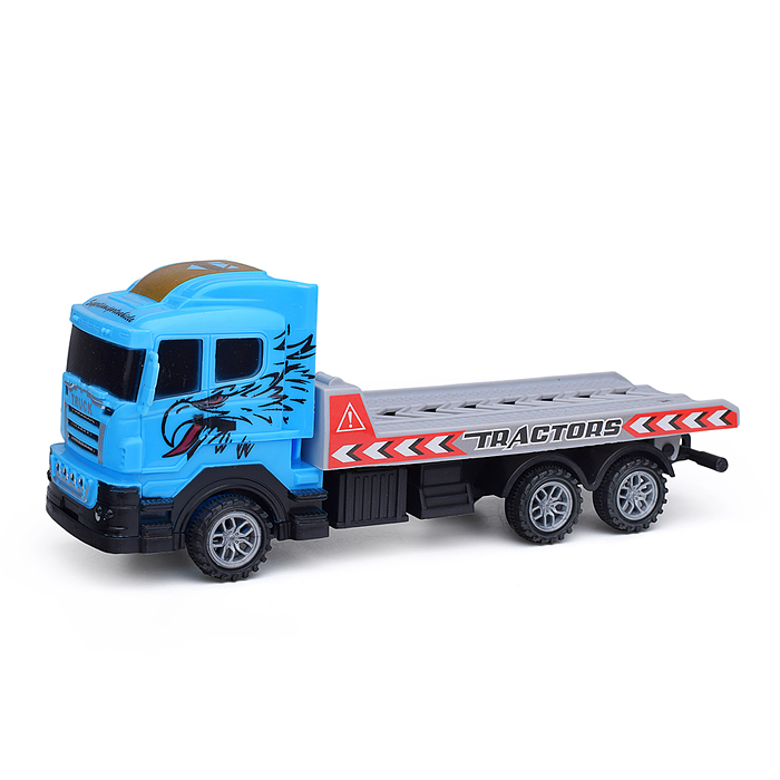 Автовоз 2024-2B "Автомагистраль" с полицейским авто, в пакете