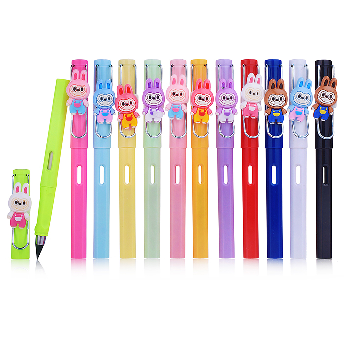 Набор вечных цветных карандашей "Зубастик" 12 цв. Набор вечных цветных карандашей "Зубастик" 12 цв.