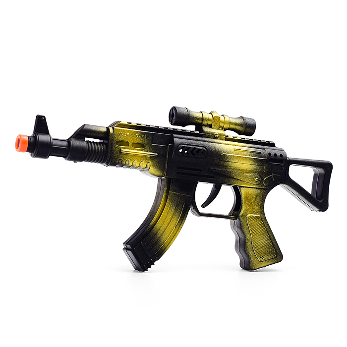 Фото к товару Автомат-трещотка 666-7 "Огневая атака" в пакете Автомат-трещотка 666-7 "Огневая атака" в пакете