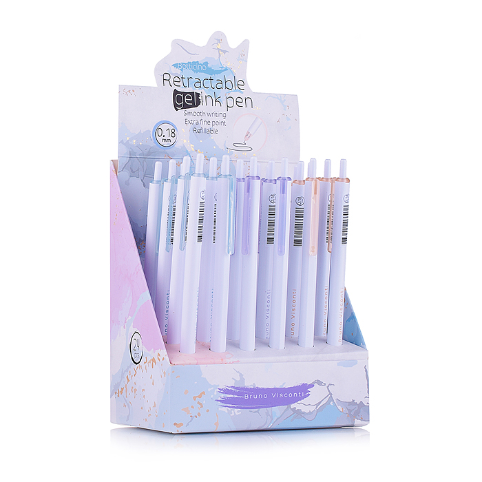 Фото к товару Ручка "Primavera" гелевая, 0.18 ММ, черная, 3 вида Ручка "Primavera" гелевая, 0.18 ММ, черная, 3 вида