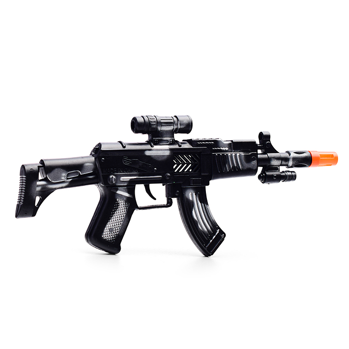 Фото к товару Автомат-трещотка M21-4 "Боевая сила" в пакете Автомат-трещотка M21-4 "Боевая сила" в пакете