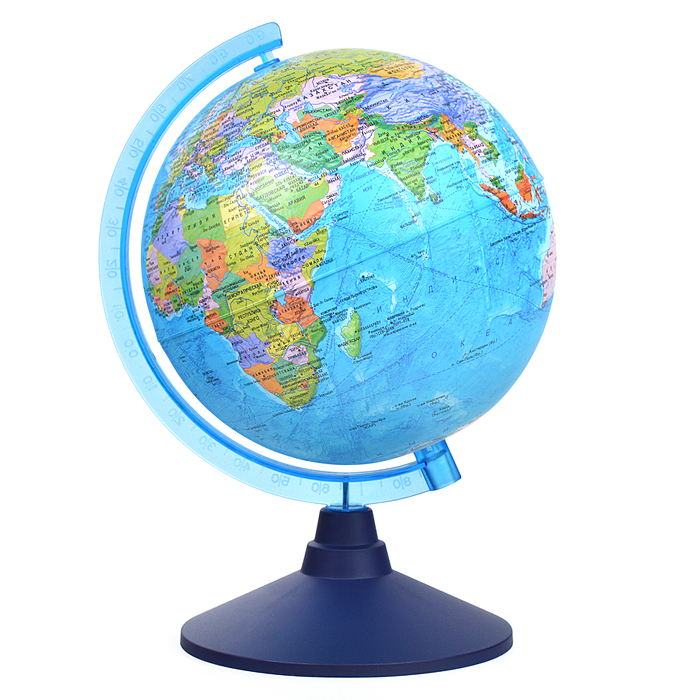 Фото к товару Глобус Земли политический 210мм. Серия классик Глобус Земли политический 210мм. Серия классик