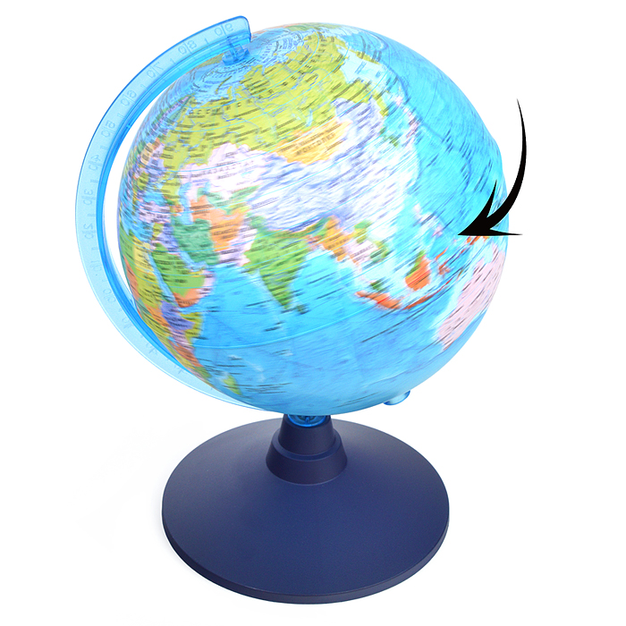 Фото к товару Глобус Земли политический 210мм. Серия классик Глобус Земли политический 210мм. Серия классик