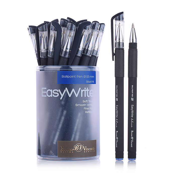 Ручка шариковая "Easywrite. Black" 0.5 мм, синяя