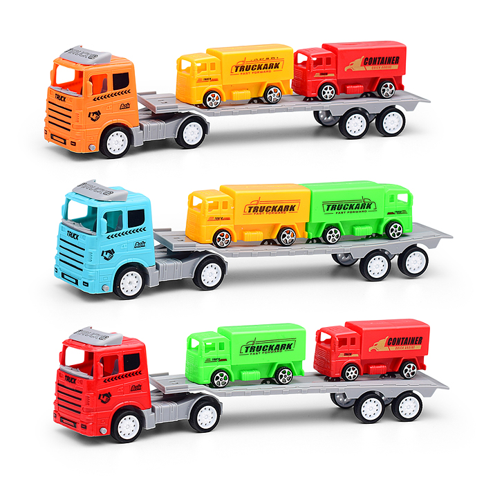 Автовоз K398-8A "Мегатехника" с грузовыми авто, в пакете Автовоз K398-8A "Мегатехника" с грузовыми авто, в пакете