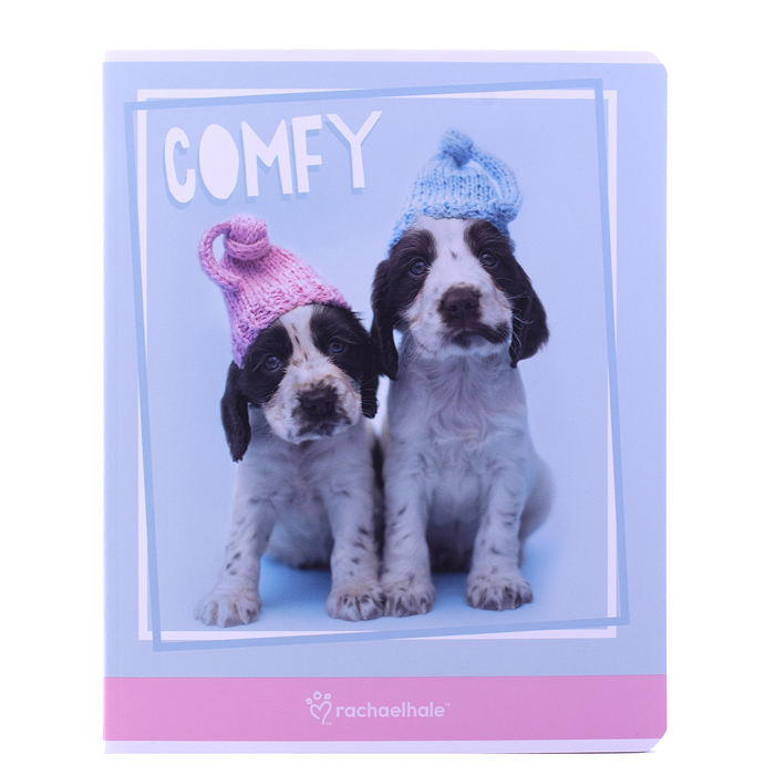 Тетрадь 48л А5 клетка, "Rachael Hale" на скобе , отделка софт-тач ламинация