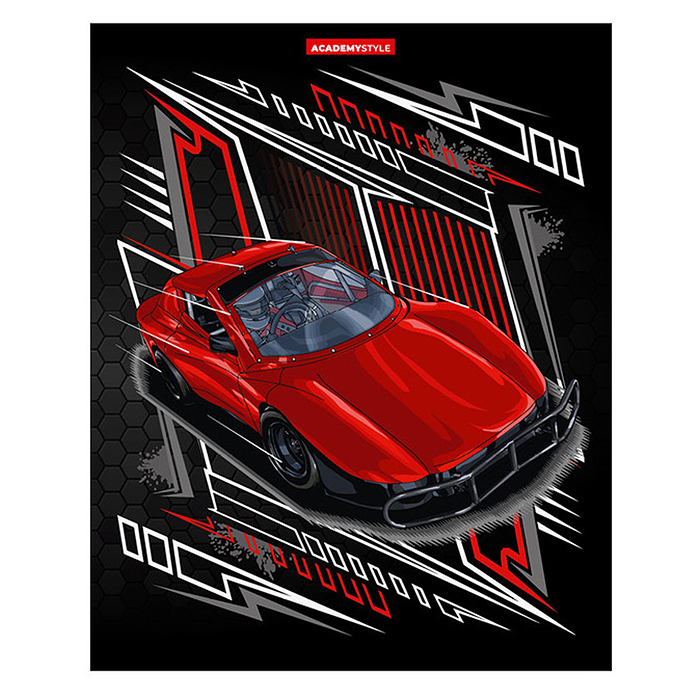 Тетрадь 96л А5 "Машины"