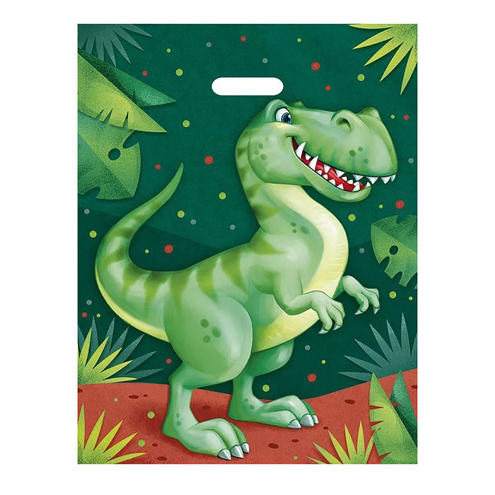 Полиэтиленовый пакет "Веселый динозавр" формат А3 Полиэтиленовый пакет "Веселый динозавр" формат А3