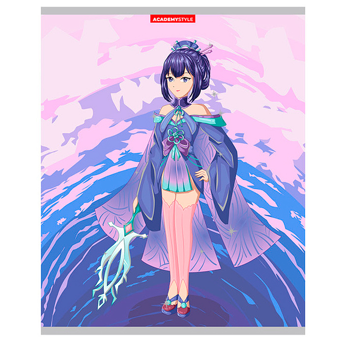 Фото к товару Тетрадь 48л. клетка А5 "Воительницы" выб УФ двойной, тиснение фольгой Тетрадь 48л. клетка А5 "Воительницы" выб УФ двойной, тиснение фольгой