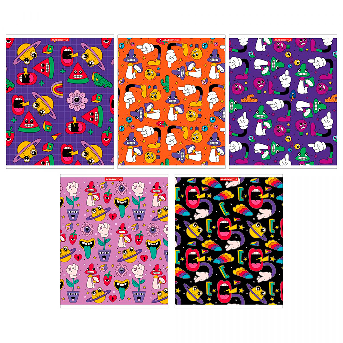 Тетрадь 48л. клетка, А5 "Дичь"