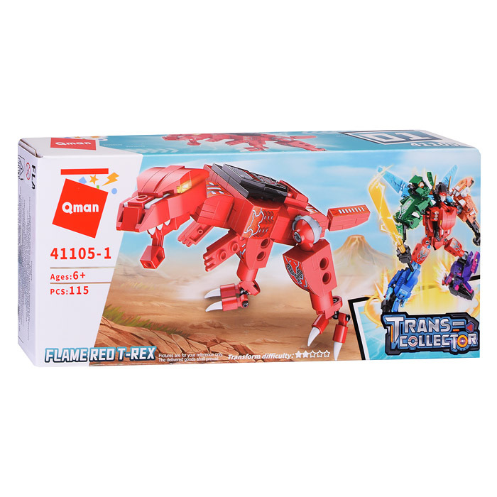 Конструктор 41105 "Динозавр" в коробке