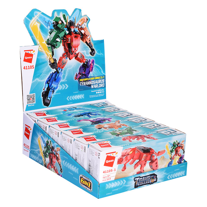 Конструктор 41105 "Динозавр" в коробке