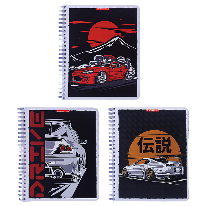 Тетрадь 96л А5 клетка "Drive"