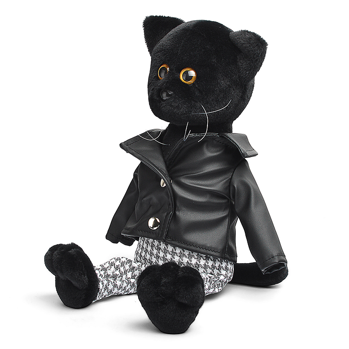 Кот Флеш в кожанке и штанах В27 