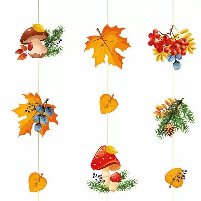 Гирлянда "Осень в лесу"