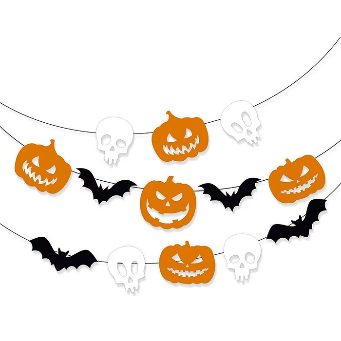 Гирлянда на нити "Ужасно веселая гирлянда" Гирлянда на нити "Ужасно веселая гирлянда"