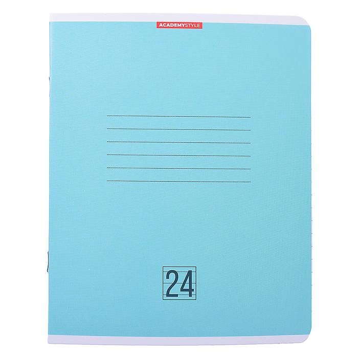 Тетрадь 24л А5 линейка Однотон (Микс)