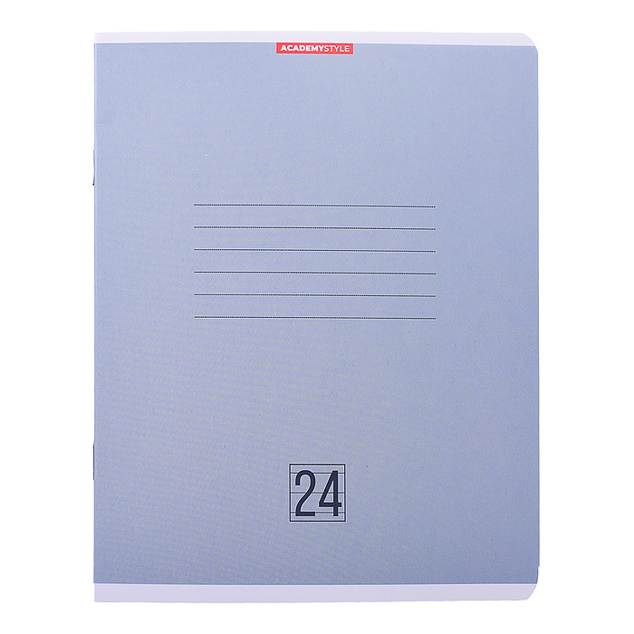 Тетрадь 24л А5 линейка Однотон (Микс)