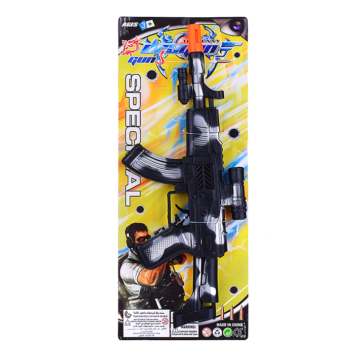 Фото к товару Автомат-трещётка M21-4 "Боевое задание" на листе Автомат-трещётка M21-4 "Боевое задание" на листе