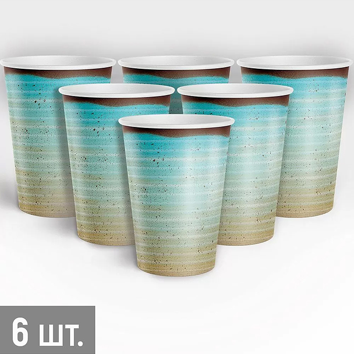 Набор стаканов "Голубая керамика"