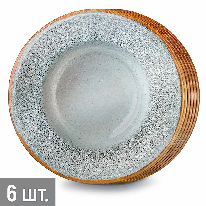 Набор тарелок (d=23 см) "Керамическая эстетика" Набор тарелок (d=23 см) "Керамическая эстетика"