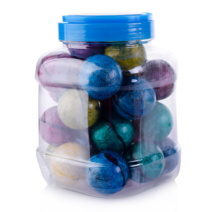 Фото к товару Мяч каучуковый 00-1665 "Неончик" (4,5см) в банке Мяч каучуковый 00-1665 "Неончик" (4,5см) в банке