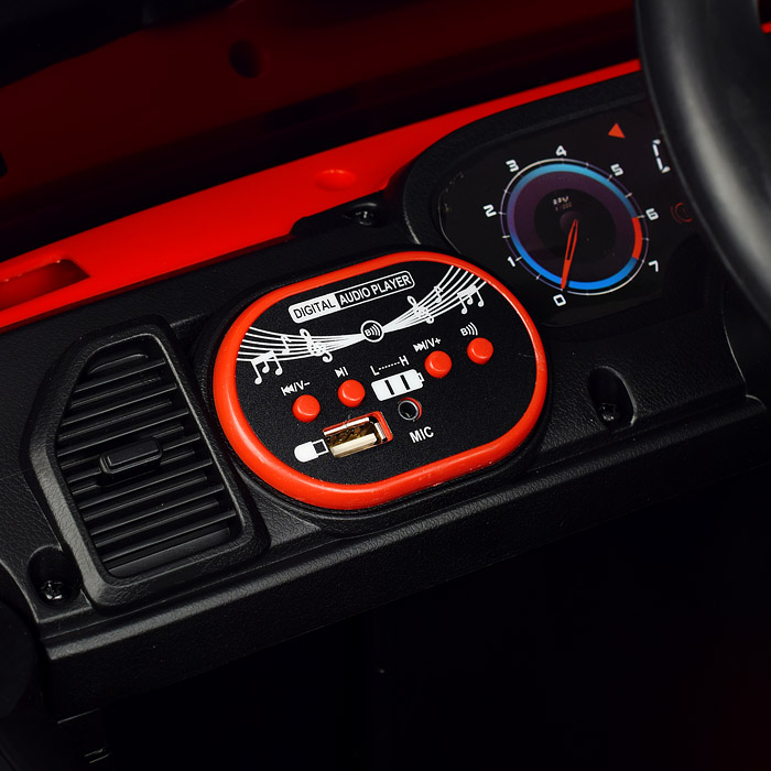 Фото к товару Электромобиль U023469Y "Профи" на аккумуляторе, с р/у управлением, в коробке (красный) Электромобиль U023469Y "Профи" на аккумуляторе, с р/у управлением, в коробке (красный)