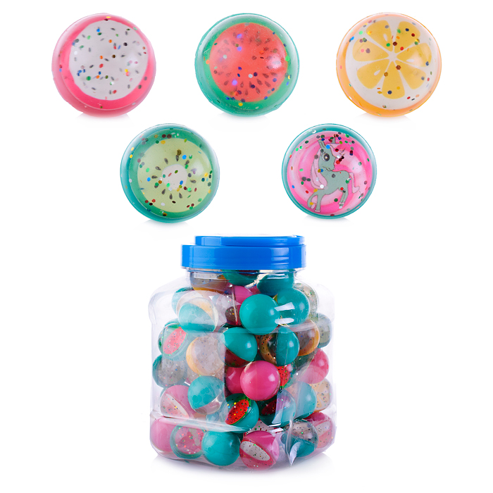 Мяч каучуковый 00-1673 "Ассорти" (3,2см) в банке Мяч каучуковый 00-1673 "Ассорти" (3,2см) в банке