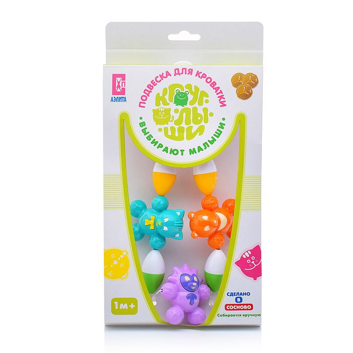 Фото к товару Подвеска для кроватки "Любимые животные" Подвеска для кроватки "Любимые животные"