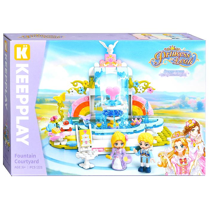 Конструктор 32028 "Цветочный фонтан" (221 дет.) Конструктор 32028 "Цветочный фонтан" (221 дет.)