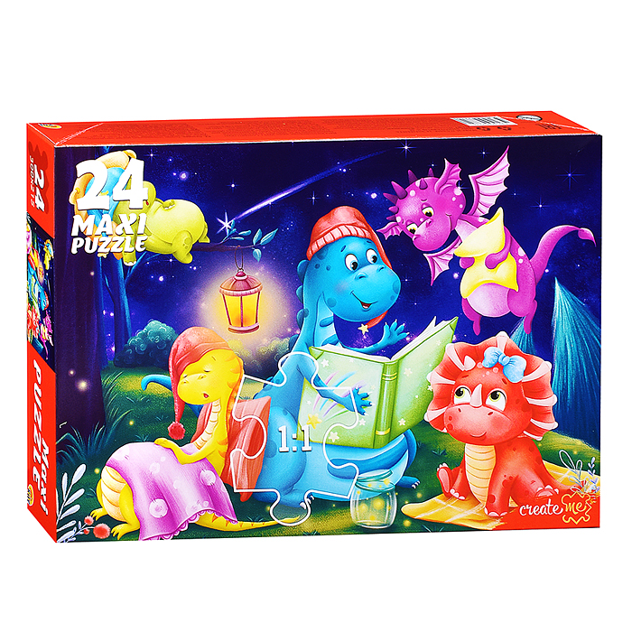 Макси-пазлы 24 "Мир динозавров" №48 