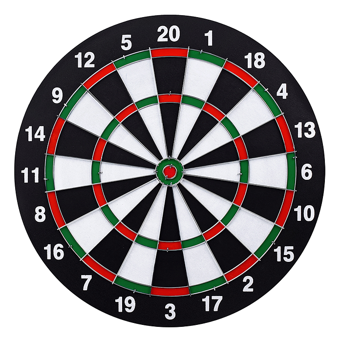 Дартс двусторонний с дротиками 17 "Точно в цель!"
