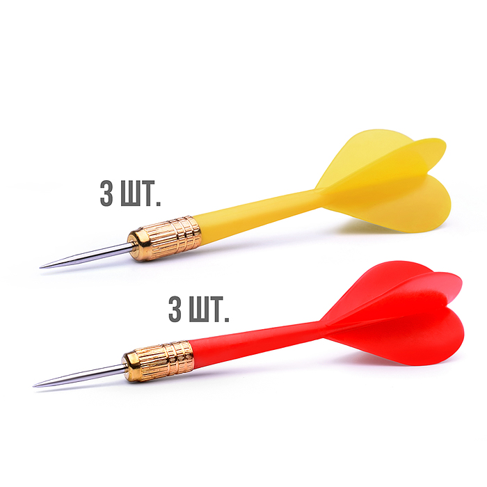 Дартс двусторонний с дротиками 17 "Точно в цель!"