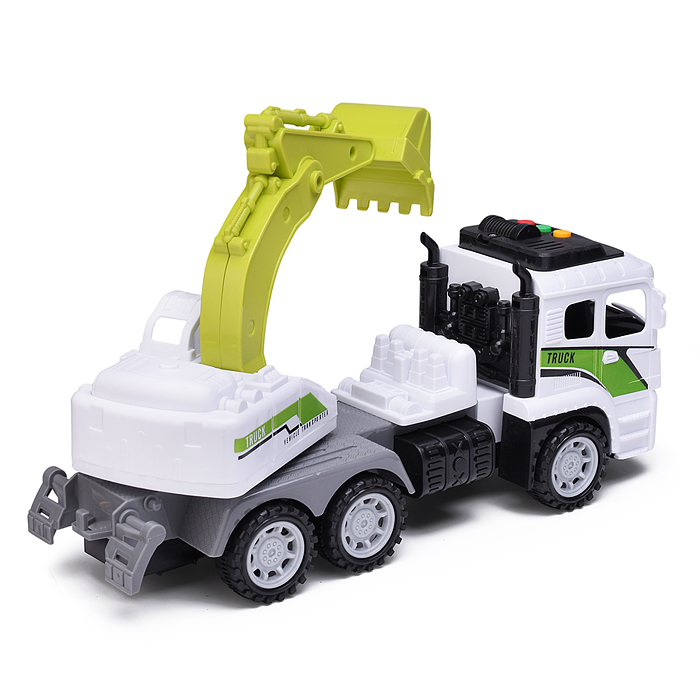 Машина 6630-C "Грузовик экскаватор" в коробке