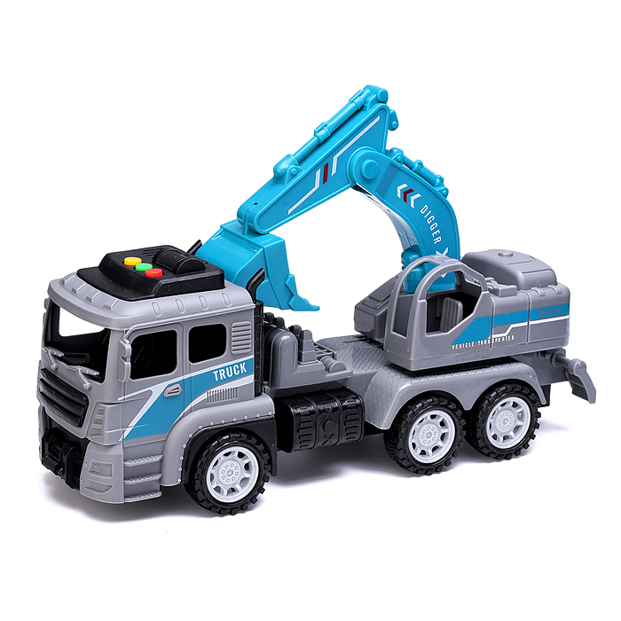 Машина 6630-C "Грузовик экскаватор" в коробке