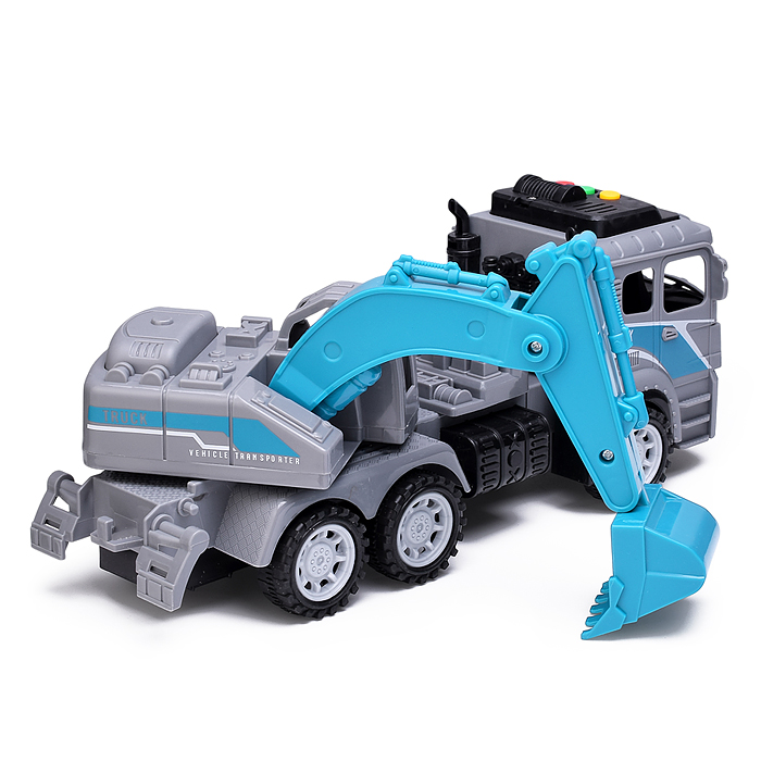 Машина 6630-C "Грузовик экскаватор" в коробке