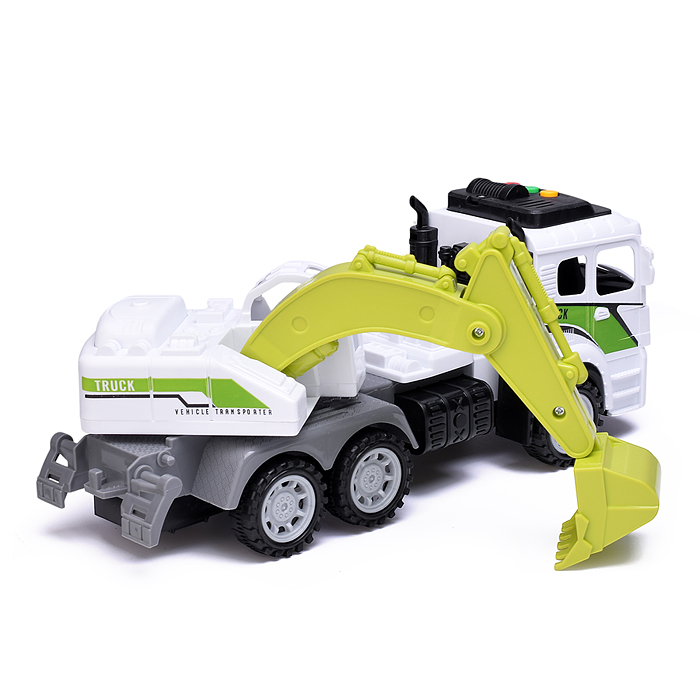 Машина 6630-C "Грузовик экскаватор" в коробке