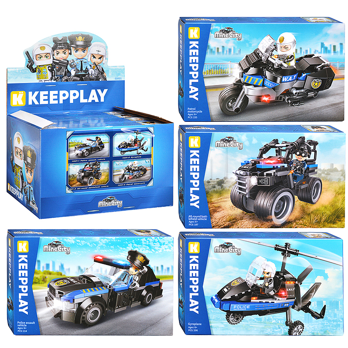 Конструктор 11021 "Полицейский патруль" Конструктор 11021 "Полицейский патруль"