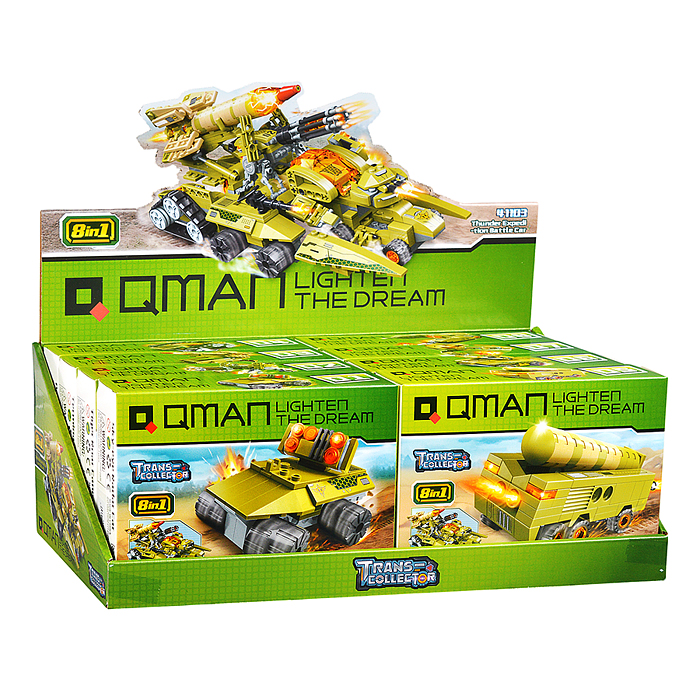 Фото к товару Конструктор 41103 "Военный транспорт" Конструктор 41103 "Военный транспорт"