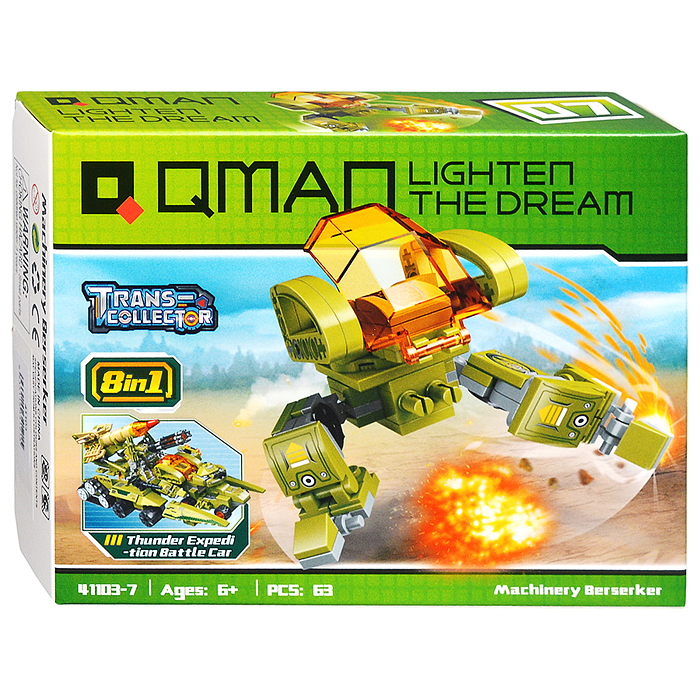 Фото к товару Конструктор 41103 "Военный транспорт" Конструктор 41103 "Военный транспорт"